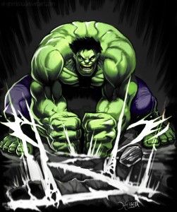 When gluteus maximus isn't functioning well, it get's very angry like the Hulk. This can lead to plantar fasciitis pain.