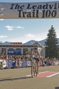 Leadville Trail 100 finish line